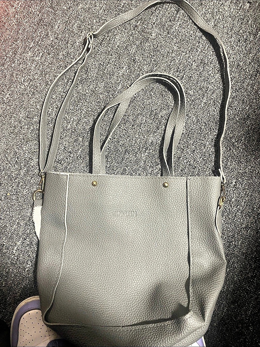 Jingpin Gray Tote Bag